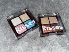 【お試しのみ】KISSES ラメ　グリッター　アイシャドウパレット 2個セット