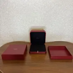 美品】Cartier 空箱 ボックス 赤 時計 ウォッチ スエード - メルカリ