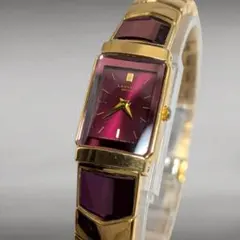 SEIKO LASSALE 腕時計 レクタンギュラー コンビカラー レディース セイコー ルキア レディダイヤ ソーラー電波 レディコレクション