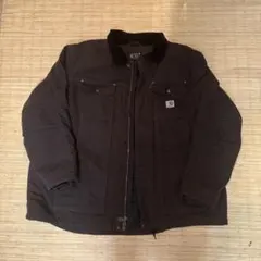희귀 XXL 자동차 하트 오리 워크 재킷 브라운 오버사이즈