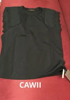 CAWII♡ ブラック 半袖ブラウスシャツのサムネイル