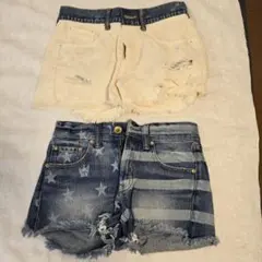 RODEO CROWNS デニムショートパンツ　２点