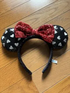 【東京ディズニーリゾート】 カチューシャ ミニーちゃん スパンコール