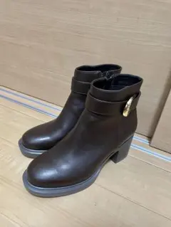 オリエンタルトラフィック　ショートブーツ　ダークブラウン　Mサイズ