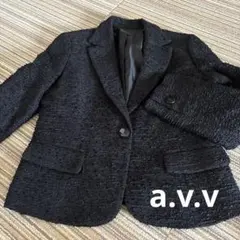 [a.v.v]上品光沢ジャケット