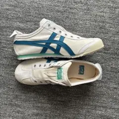 Onitsuka Tiger スニーカー ホワイト/ブルー　23.5cm