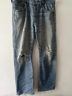 ☆送料無料☆Levis501☆霜降濃紺インディゴ ヒゲ☆00年代☆W34 - メルカリ
