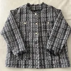 値下げ！ツイードノーカラージャケット M