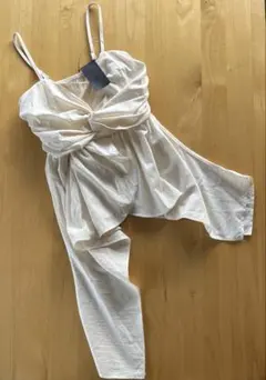 フロントクロスヘムキャミ　アイボリー