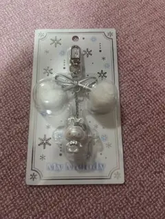 サンリオ マイメロ ふわふわスノーラビット キーホルダー
