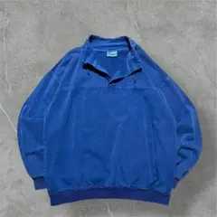 90sカナダ製NaturallyRuggedコットンプルオーバーフェードXL青