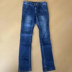 Betty Smith ダークブルースリムフィットデニム