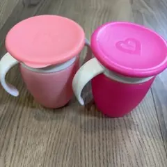 【美品】munchkin cup 2個セット360° マンチキン ミラクルカップ