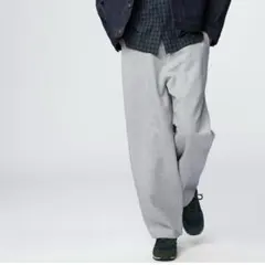 UNIQLO：C スウェットワイドパンツ M グレー ユニクロC