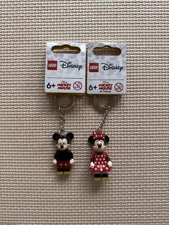 LEGO Disney ミッキー・ミニー キーホルダー 2体セット