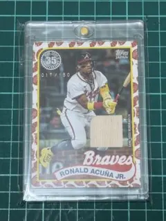 topps japan edition アクーニャjr レリックカード