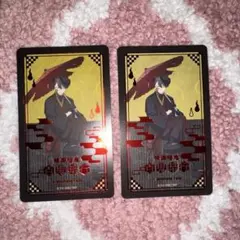 桃源暗鬼 アニメイトカフェ 箔押しカード 無陀野無人