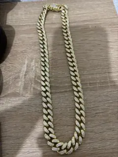 PROPRE メンズ ネックレス 喜平チェーン ゴールド マイアミ キューバン