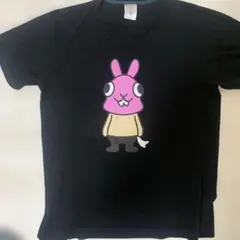 CUNE うさぎ プリント Tシャツ ブラック Mサイズのサムネイル