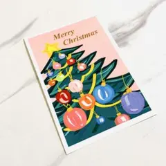 クリスマスツリー ポストカード