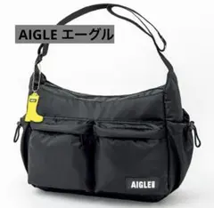 AIGLE BIG SHOULDER BAG ブラックのサムネイル