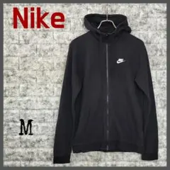 ✨雰囲気 ◎【Nike・ナイキ】ブラック♪《ジップアップ》スエットパーカ・M