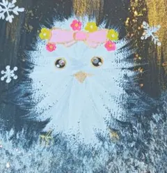 専用ページご購入できません　❀ヒーリング絵画シマエナガ❀
