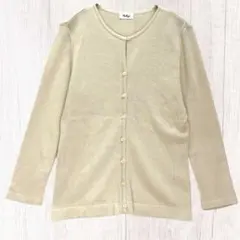 ノーリーズ　コットンブレンド 七分袖カーディガン　美品　38 / M