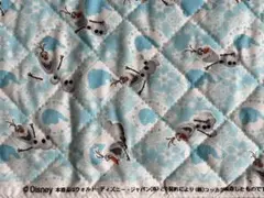 アナと雪の女王　アナ雪　オラフ　キルティング生地　ハギレ　はぎれ　布