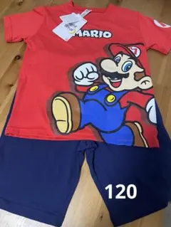 マリオ 上下セット　パジャマ　120 ルームウェア　新品　MARIO