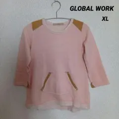 GLOBAL WORK キッズ XL ピンク 長袖 チュニック