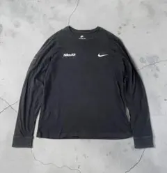 NIKE AIR ロンT XL 黒 ビッグロゴ 長袖Tシャツ