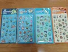 ぷくぷくシール　ディズニー4点セット