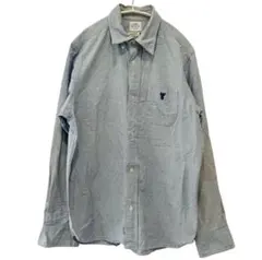 coen シャツ　オックスフォード　ボタンダウンシャツ　L ライトブルー