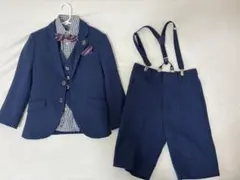 フォーマルスーツ　8点セット　スリーピース　男の子　120 入学式　卒業式