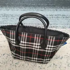 Burberry Blue label バーバリー 舟形 ミニ トートバッグ