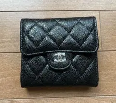 【eri様 ご専用】CHANELシャネル　3つ折り財布　黒　ノベルティ