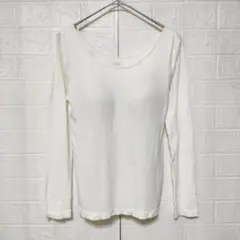 ヒートテック リブバレエネックブラT(XL)　大きいサイズ　ユニクロ　商品タグ有のサムネイル