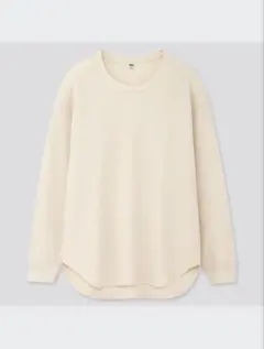 UNIQLO ワッフルクルーネックT