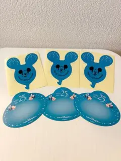 ディズニーシー　ディズニー　ステッカー　25周年シール　スパーリングジュビリー
