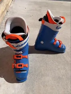 新品未使用　Lange RSJ スキーブーツ ネイビー/オレンジ 新品未使用 Lange RSJ スキーブーツ ネイビー/オレンジ