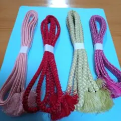 K*彡様 正絹・帯締め4本