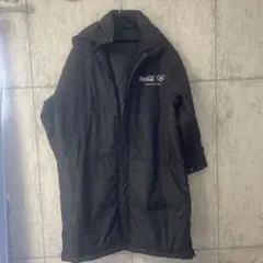 Coca-Cola オリンピック　フード付きベンチコート ブラック　XL