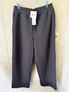 UNIQLO:C スウェットワイドパンツ 黒Lサイズ　新品未使用