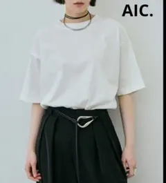 新品 AIC. 汗染み防止加工オーバーサイズTシャツ 白 エーアイシーのサムネイル