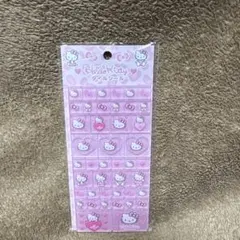 正規品　サンリオ　ハローキティ タイルシール　ピンク