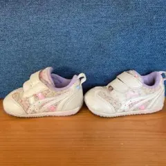 子供靴13cm｜アシックス　スクスク　アミュレファーストCT花柄