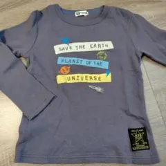 KPB 宇宙テーマ 長袖カットソー グレー