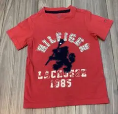 美品　トミーヒルフィガー　キッズ　Tシャツ　レッド　90サイズ　カジュアル