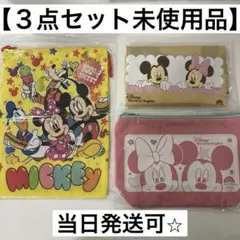 ディズニー Disneyミッキー ポーチ バッグ 巾着袋 小物入れ 新品 未使用